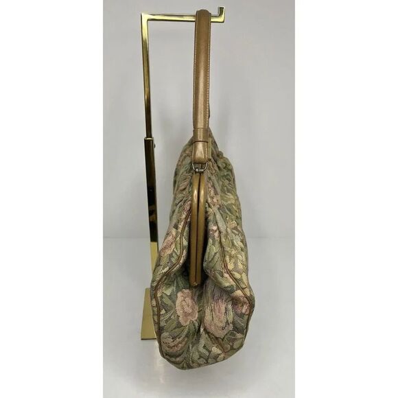 Vintage Empress Bags Handbag Floral Tapestry 1950's - Picture 4 of 12